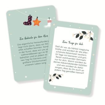 Dein Advent. 24 Glücksmomente nur für dich - Das Kartenset