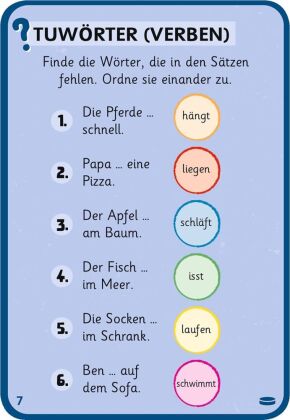 Klick Klack Klug Kartenset Deutsch ab 7
