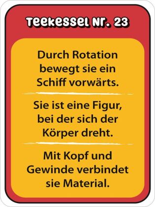 Rätsel Snacks Teekesselchen