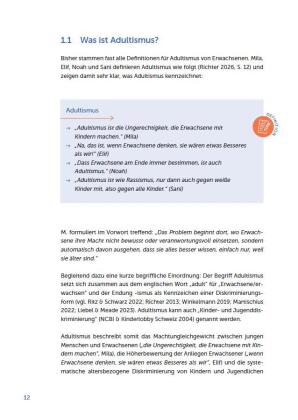 Adultismus wahrnehmen, reflektieren, abbauen