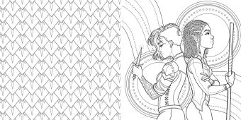 Fourth Wing: Das offizielle Mal- und Stickerbuch