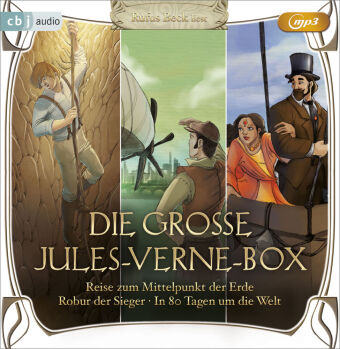 Die große Jules-Verne-Box,3 Audio-CD, 3 MP3