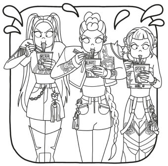 KPop Demon Hunters - Couch, Couch, Malen!