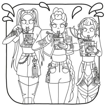 KPop Demon Hunters - Couch, Couch, Malen!