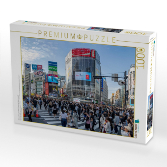 CALVENDO Puzzle Shibuya Das geordnete Chaos der Millionenstadt | 1000 Teile Lege-Größe 64x48cm Foto-Puzzle für glückliche Stunden
