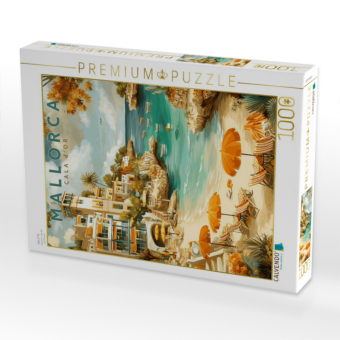 CALVENDO Puzzle Cala d'Or | 1000 Teile Lege-Größe 64x48cm Foto-Puzzle für glückliche Stunden