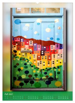 Türen in Madeira (hochwertiger Premium Wandkalender 2027 DIN A2 hoch), Kunstdruck in Hochglanz