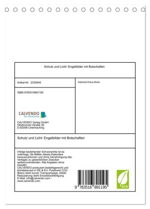 Schutz und Licht: Engelbilder mit Botschaften (Tischkalender 2027 DIN A5 hoch), CALVENDO Monatskalender