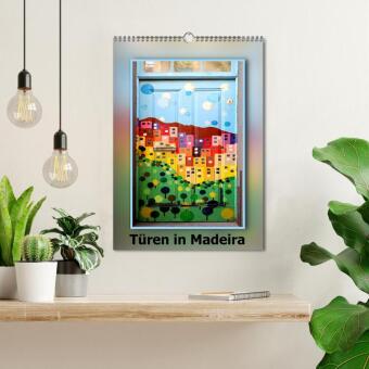 Türen in Madeira (Wandkalender 2027 DIN A3 hoch), CALVENDO Monatskalender