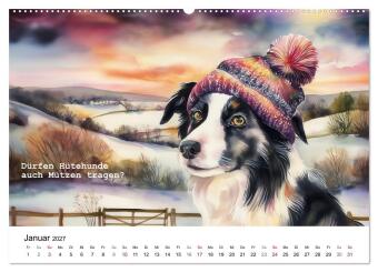 Lustige und paradoxe Fragen (hochwertiger Premium Wandkalender 2027 DIN A2 quer), Kunstdruck in Hochglanz