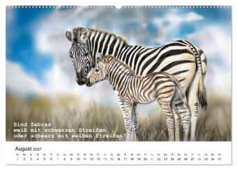 Lustige und paradoxe Fragen (hochwertiger Premium Wandkalender 2027 DIN A2 quer), Kunstdruck in Hochglanz