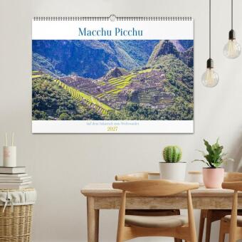 Macchu Picchu (Wandkalender 2027 DIN A2 quer), CALVENDO Monatskalender