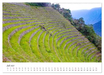 Macchu Picchu (Wandkalender 2027 DIN A2 quer), CALVENDO Monatskalender