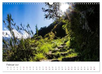 Macchu Picchu (Wandkalender 2027 DIN A3 quer), CALVENDO Monatskalender