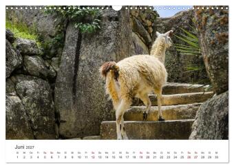 Macchu Picchu (Wandkalender 2027 DIN A3 quer), CALVENDO Monatskalender