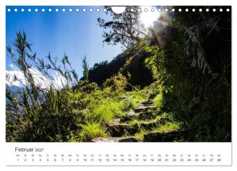 Macchu Picchu (Wandkalender 2027 DIN A4 quer), CALVENDO Monatskalender