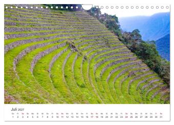 Macchu Picchu (Wandkalender 2027 DIN A4 quer), CALVENDO Monatskalender