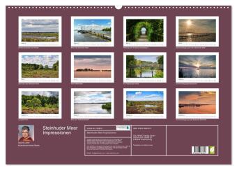 Steinhuder Meer Impressionen (Wandkalender 2027 DIN A2 quer), CALVENDO Monatskalender