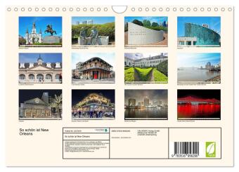 So schön ist New Orleans (Wandkalender 2027 DIN A4 quer), CALVENDO Monatskalender
