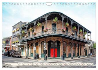 So schön ist New Orleans (Wandkalender 2027 DIN A4 quer), CALVENDO Monatskalender