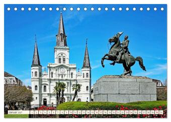 So schön ist New Orleans (Tischkalender 2027 DIN A5 quer), CALVENDO Monatskalender