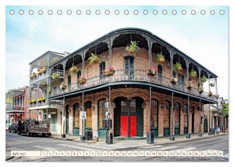 So schön ist New Orleans (Tischkalender 2027 DIN A5 quer), CALVENDO Monatskalender
