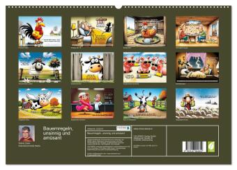 Bauernregeln, unsinnig und amüsant (hochwertiger Premium Wandkalender 2027 DIN A2 quer), Kunstdruck in Hochglanz