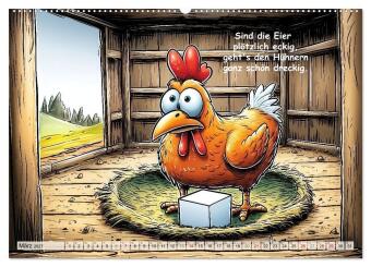 Bauernregeln, unsinnig und amüsant (hochwertiger Premium Wandkalender 2027 DIN A2 quer), Kunstdruck in Hochglanz