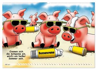 Bauernregeln, unsinnig und amüsant (hochwertiger Premium Wandkalender 2027 DIN A2 quer), Kunstdruck in Hochglanz