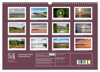 Steinhuder Meer Impressionen (Wandkalender 2027 DIN A3 quer), CALVENDO Monatskalender