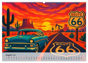 Nordamerika von Alaska bis Texas - Wild, Weit und Wunderschön (hochwertiger Premium Wandkalender 2027 DIN A2 quer), Kunstdruck in Hochglanz