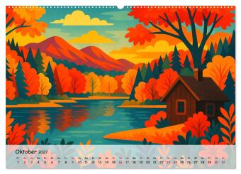 Nordamerika von Alaska bis Texas - Wild, Weit und Wunderschön (hochwertiger Premium Wandkalender 2027 DIN A2 quer), Kunstdruck in Hochglanz