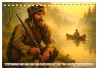 USA - von Yellowstone bis Texas - Cowboys, Prärie und Bisons (Tischkalender 2027 DIN A5 quer), CALVENDO Monatskalender