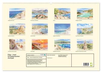 Elba - Insel imToskanischen Archipel (Wandkalender 2027 DIN A2 quer), CALVENDO Monatskalender