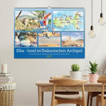 Elba - Insel imToskanischen Archipel (Wandkalender 2027 DIN A2 quer), CALVENDO Monatskalender