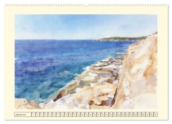 Elba - Insel imToskanischen Archipel (Wandkalender 2027 DIN A2 quer), CALVENDO Monatskalender
