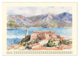 Elba - Insel imToskanischen Archipel (Wandkalender 2027 DIN A2 quer), CALVENDO Monatskalender