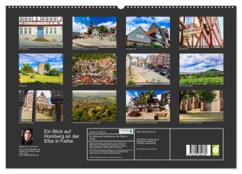 Ein Blick auf Homberg an der Efze in Farbe (hochwertiger Premium Wandkalender 2027 DIN A2 quer), Kunstdruck in Hochglanz