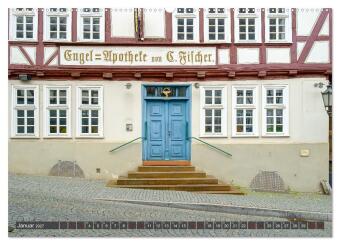 Ein Blick auf Homberg an der Efze in Farbe (hochwertiger Premium Wandkalender 2027 DIN A2 quer), Kunstdruck in Hochglanz
