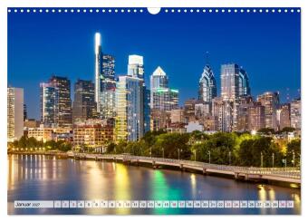 Städte der USA - Metropolen und Momente (Wandkalender 2027 DIN A3 quer), CALVENDO Monatskalender