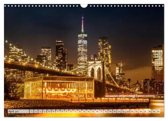 Städte der USA - Metropolen und Momente (Wandkalender 2027 DIN A3 quer), CALVENDO Monatskalender