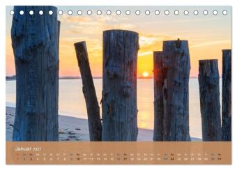 Die Bretagne - Sonne und das Meer (Tischkalender 2027 DIN A5 quer), CALVENDO Monatskalender