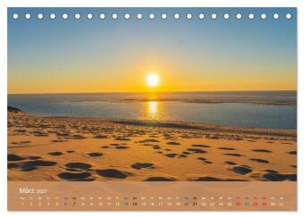 Die Bretagne - Sonne und das Meer (Tischkalender 2027 DIN A5 quer), CALVENDO Monatskalender