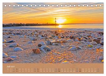 Die Bretagne - Sonne und das Meer (Tischkalender 2027 DIN A5 quer), CALVENDO Monatskalender