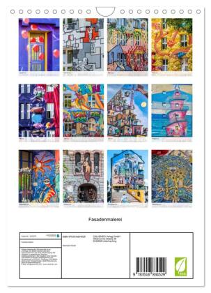 Fasadenmalerei (Wandkalender 2027 DIN A4 hoch), CALVENDO Monatskalender
