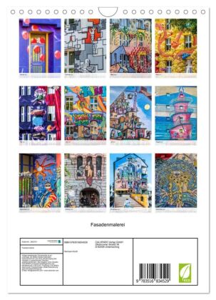 Fasadenmalerei (Wandkalender 2027 DIN A4 hoch), CALVENDO Monatskalender