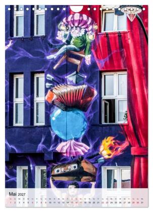 Fasadenmalerei (Wandkalender 2027 DIN A4 hoch), CALVENDO Monatskalender