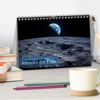 Kosmische Landschaften - Jenseits der Erde (Tischkalender 2027 DIN A5 quer), CALVENDO Monatskalender