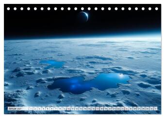 Kosmische Landschaften - Jenseits der Erde (Tischkalender 2027 DIN A5 quer), CALVENDO Monatskalender