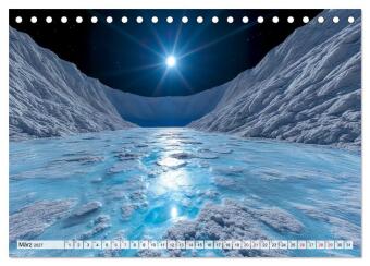 Kosmische Landschaften - Jenseits der Erde (Tischkalender 2027 DIN A5 quer), CALVENDO Monatskalender